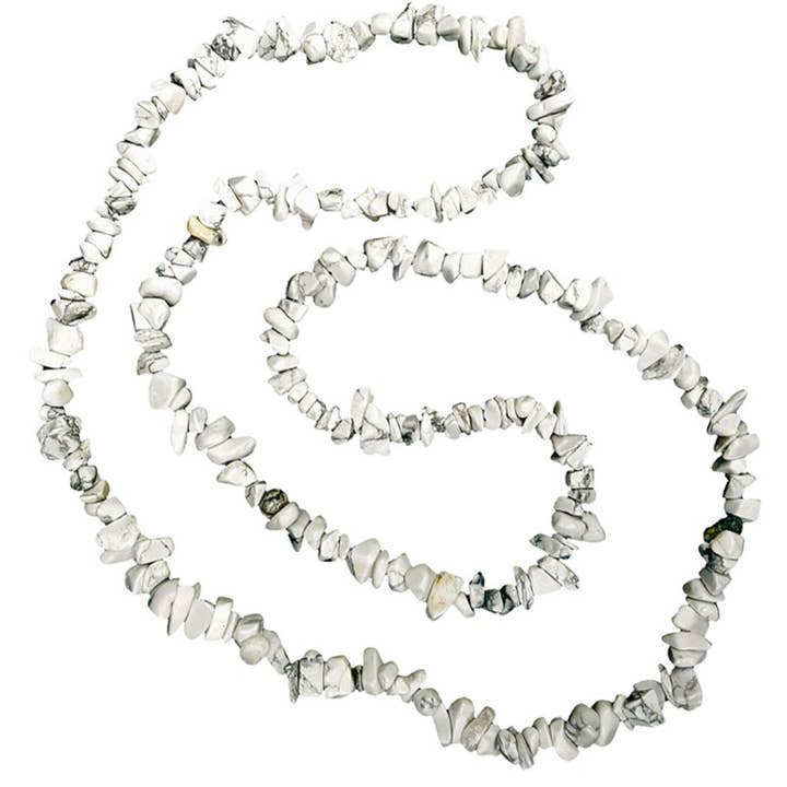 Howlite Barockdraht 80 cm für den Großhandel von Artisans de Madagascar