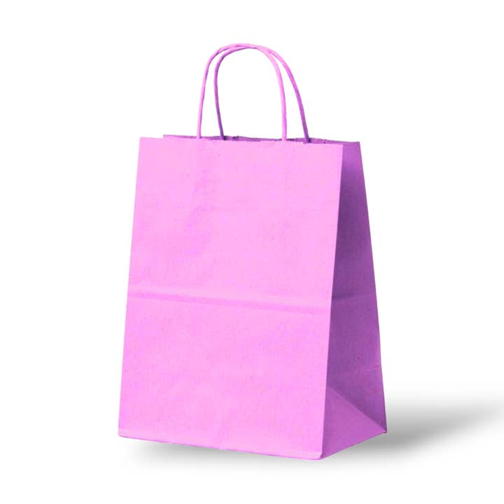 Papiertüte (S) – Hellrosa - (100 Stück) für den Großhandel von Mini Art Products