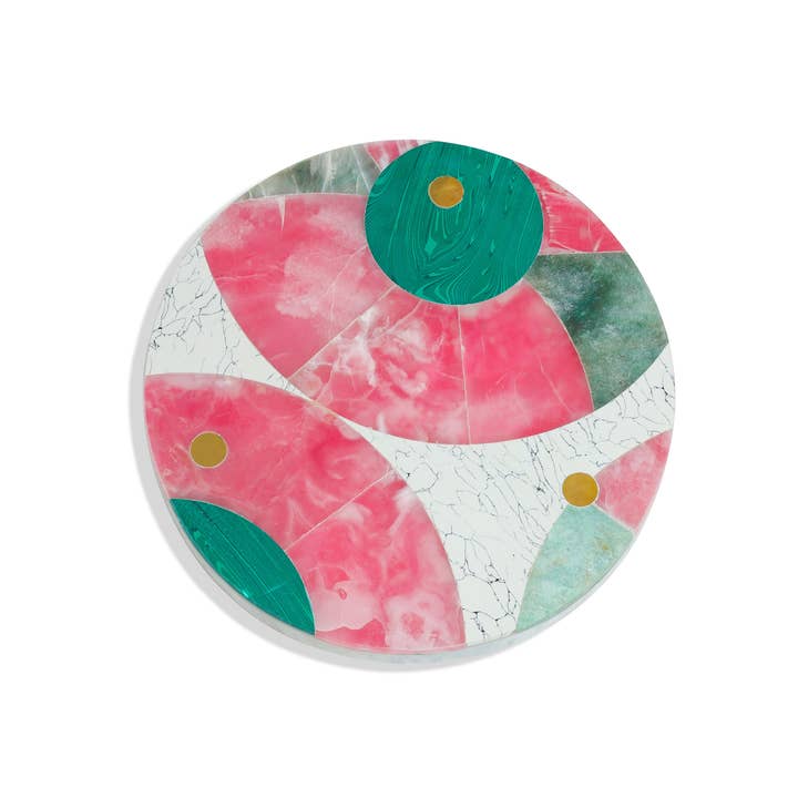 Tiramisu - Wholesale Platter - Aurora Splendor Gemstone Marble Platter
