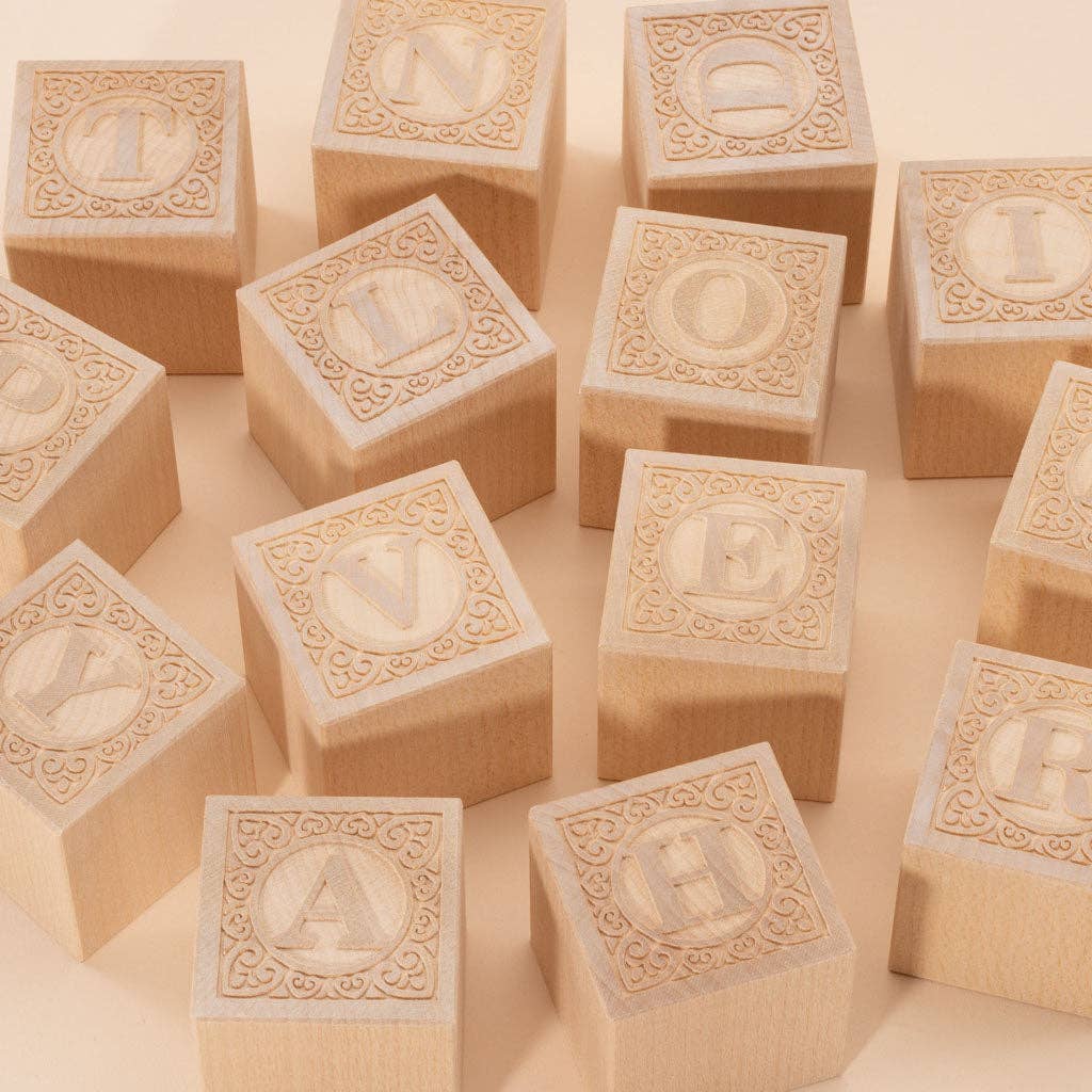 Uncle Goose – wholesale Blocks – Kids & baby – Uncle Goose Uppercase Alphablank Blocks2