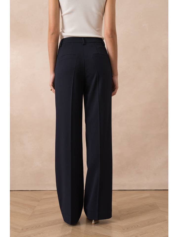 Attentif Paris - Venta al por mayor Pantalón de vestir - Mujer - Pantalones de pierna ancha a medida Heather23