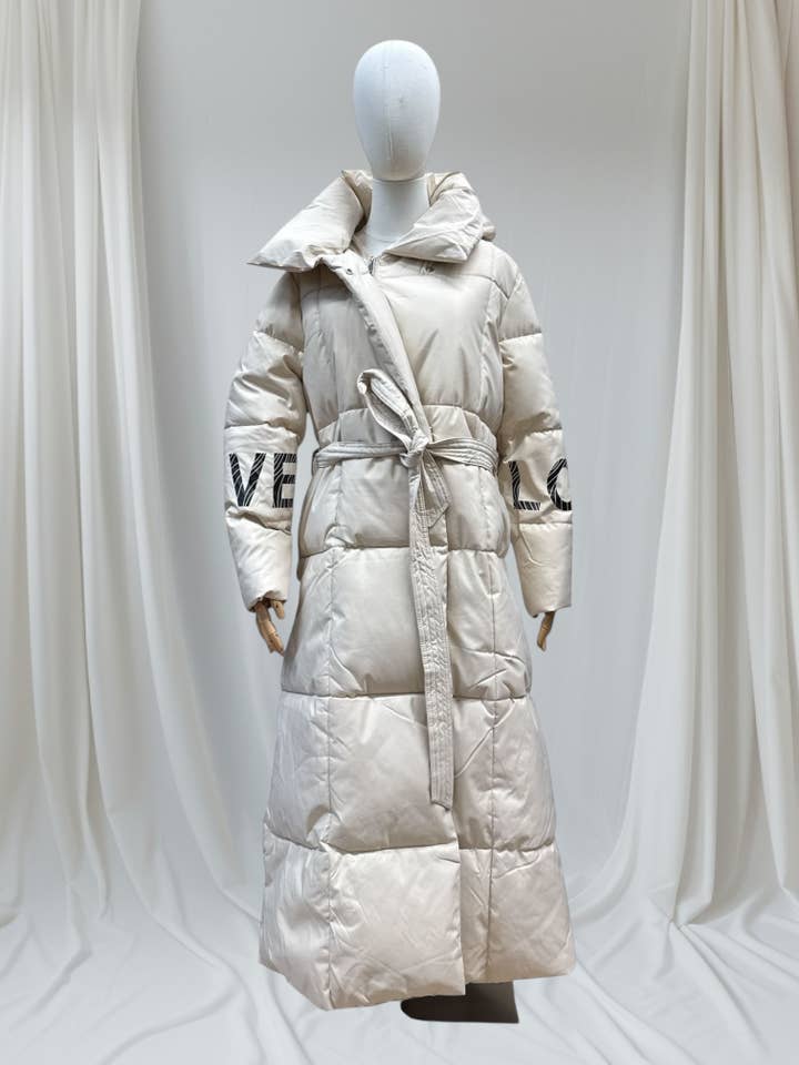 Saturne Paris - Order By Item (S To 5XL) - Wholesale Puffer Jacket - Women's - Doudoune longue "LOVE"2