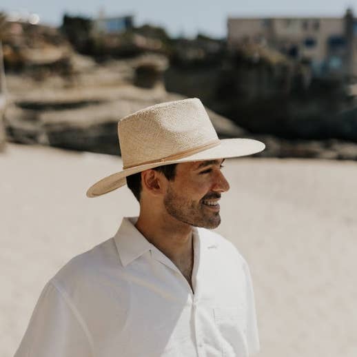 Natural Straw Safari Sun Hat - Style Johvan for wholesale on Faire