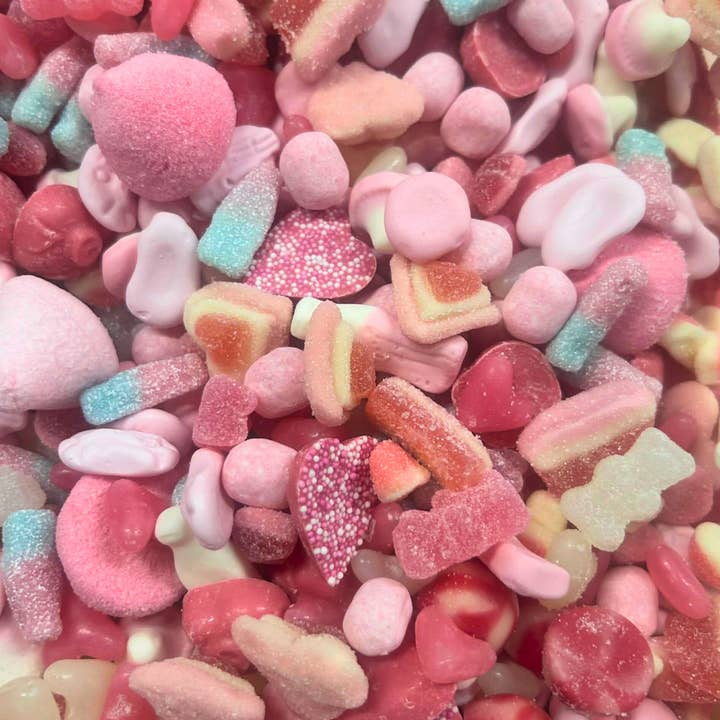 Pink Pick & Mix Sweet Mix for wholesale by Glossop Pick N Mix