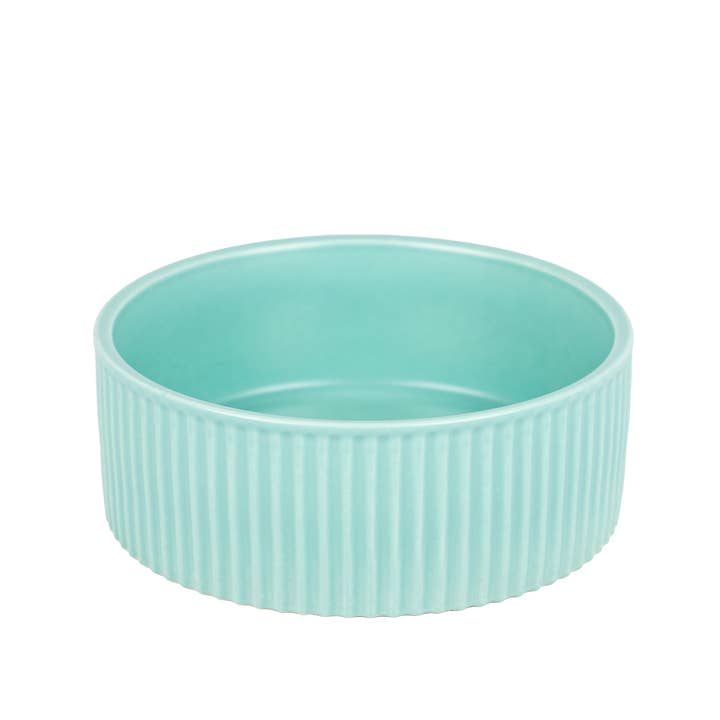 Park Life Designs - Wholesale Pet bowl – Cat/dog - JARDIN Ribbed Pet Bowl Collection – Modern Matte Exterior11