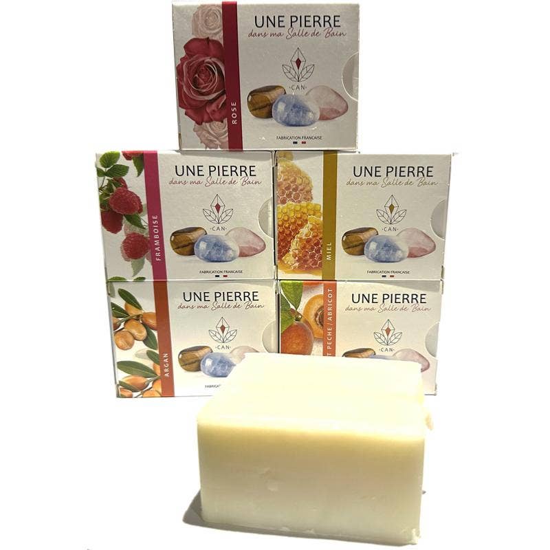 La Boîte à Cailloux - Wholesale Bar Soap - Natural stone rose soap1