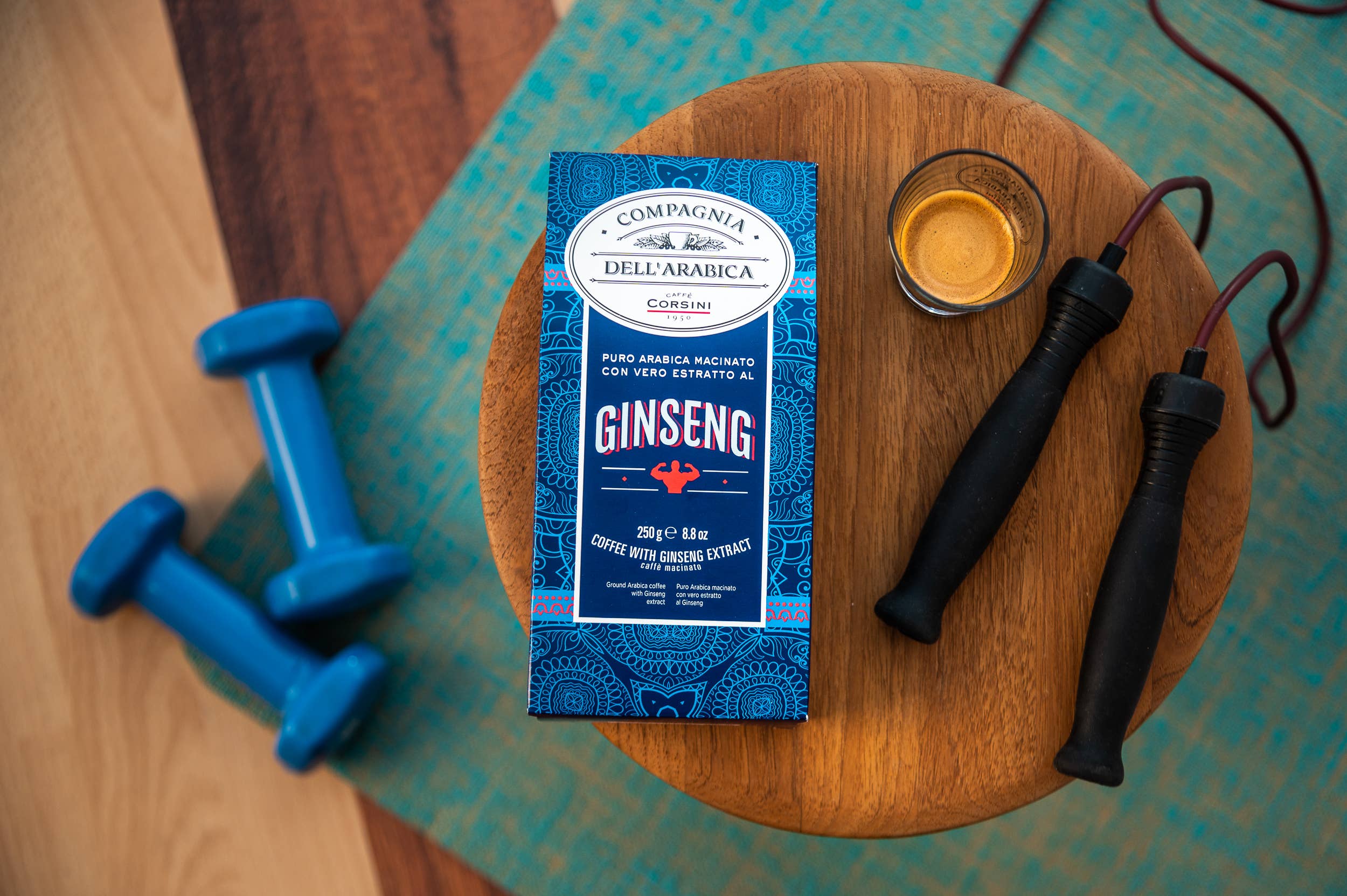 Caffè Corsini – wholesale Instant coffee/espresso – Ginseng coffee pods | Pack containing 16 pods1