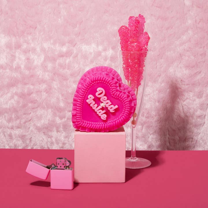 FUN CLUB - Wholesale Novelty Candle - Dead Inside Heart Candle (funny cake candle, funny gift)3
