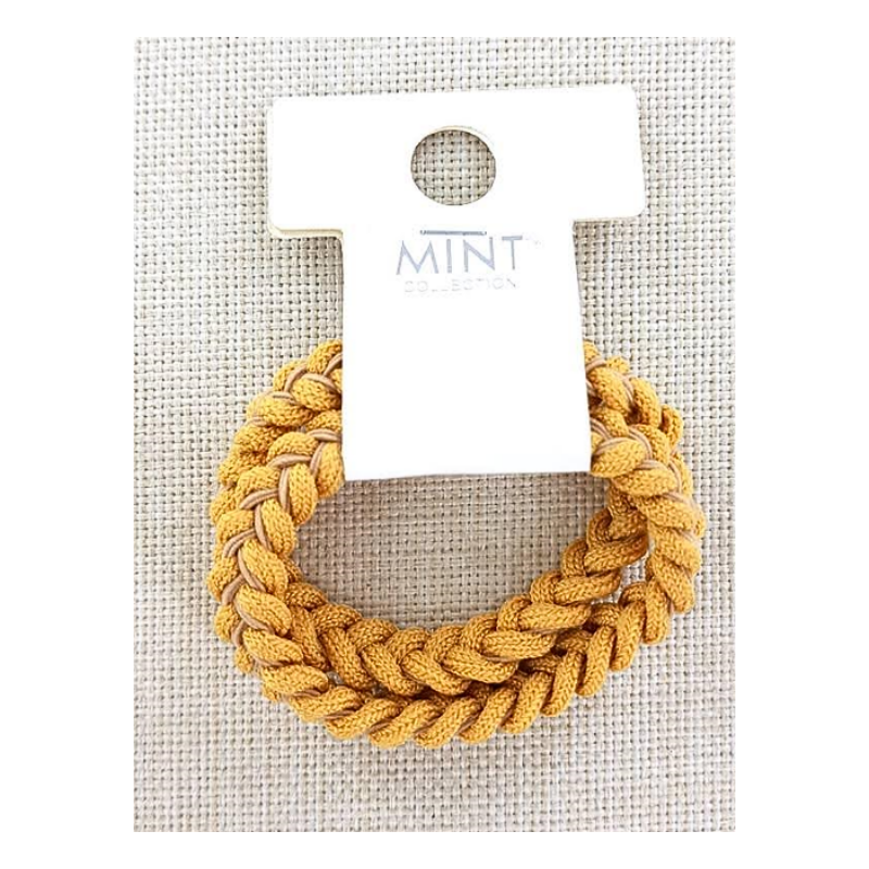 Atlas Fashion - Wholesale Hair Tie - Braided Hair Tie 2 Pce Set0