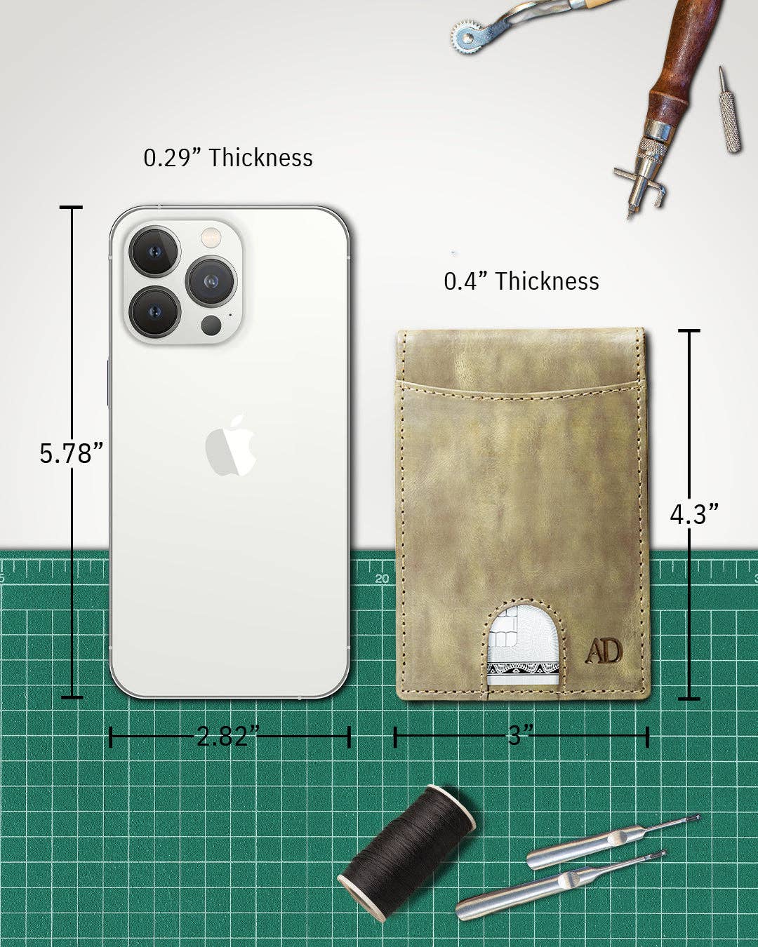 Access Denied Accessories - Wholesale Wallet - Men’s - Real Leather Wallets For Men Money Clip Bifold Wallet RFID39