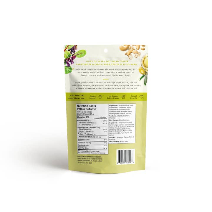 HANDFUEL – wholesale Salad dressing – Olive Oil and Sea Salt Salad Topper 12 x 150g2