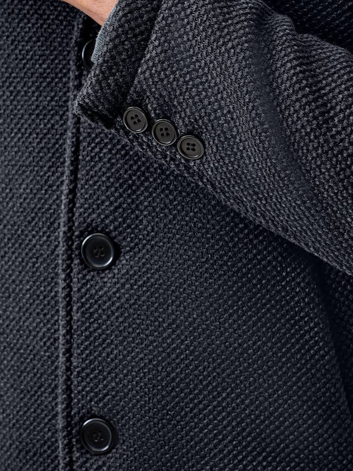 Ricano - Wholesale Coat - Men's - Men's Wool Coat Angelo with Notched Lapel15