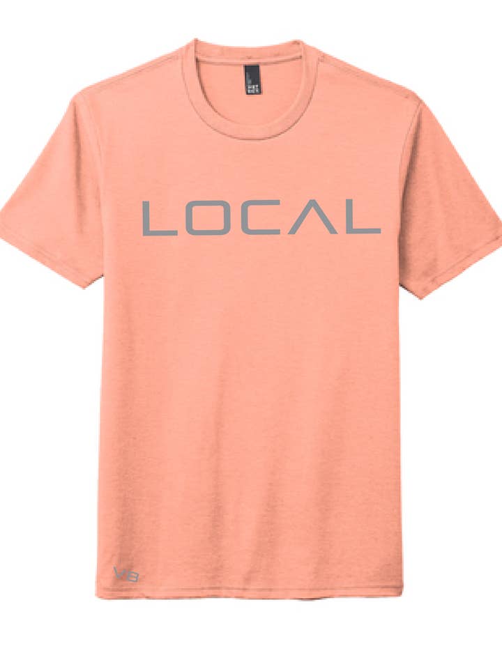 Heather Triblend T-shirt voor uniseks gebruik/Heather Dusty Peach/Local voor wholesale door Salt & Sand