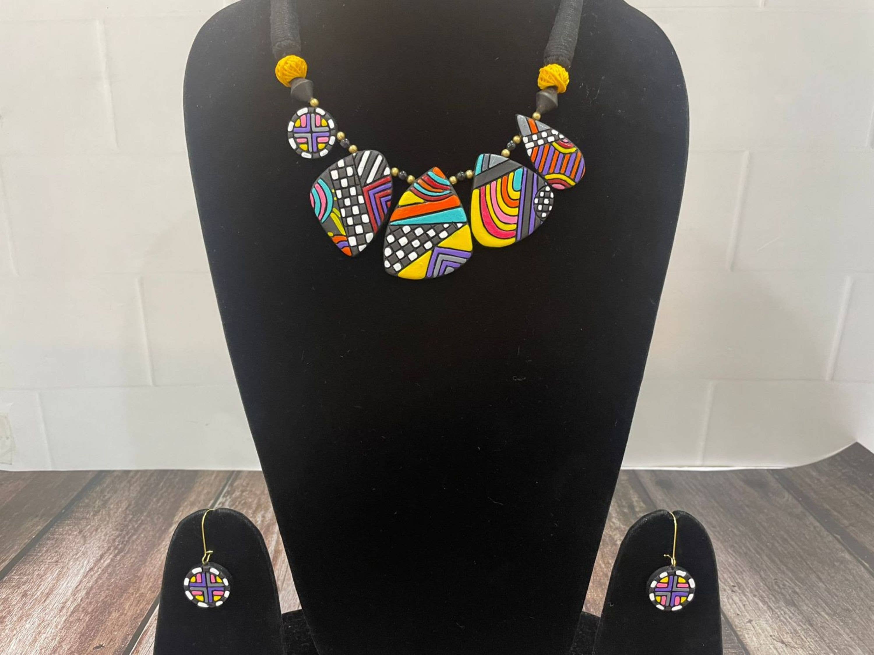 Cordelia Kraft - Wholesale Jewelry Set - Celestial Geometric Set | Clay Jewelry | Colorful Jewelry8