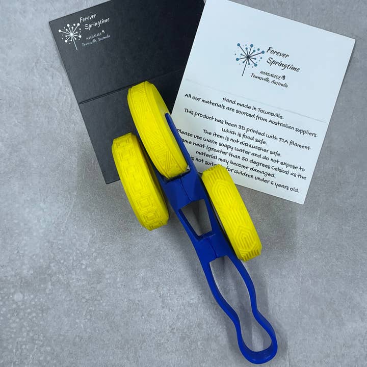 ROLLER WHEEL 'Art Deco A', juego de 3 ruedas con asa para venta al por mayor de Forever Springtime