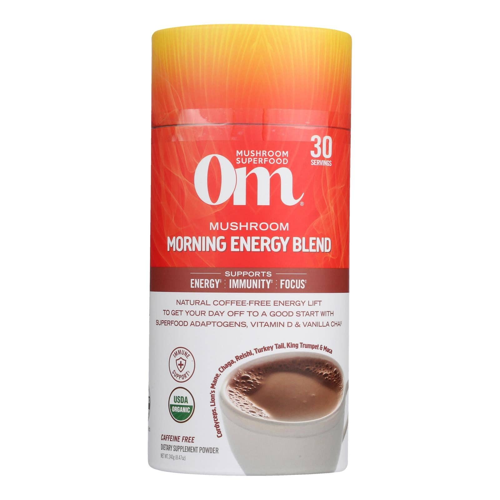 Everyday Supply Co - Wholesale Powdered Health Drink - Om - Mush Morn Energy Blend - 1 Each-8.47 OZ0