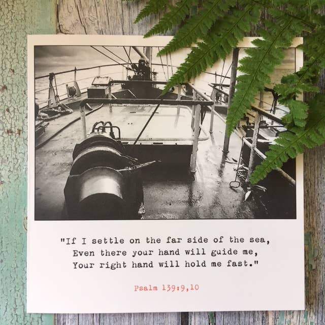 Far side of the Sea Christian Greeting Card for wholesale by Fieldnote