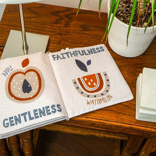 Doodling Faith - Wholesale Baby & Toddler Book (0-2) - Fruit of the Spirit soft crinkle baby book6