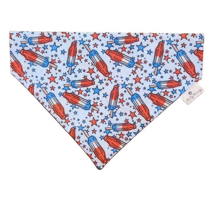 Bandana per animali domestici Rocket Pop Pup per la vendita all'ingrosso da parte di Mutty Mornings