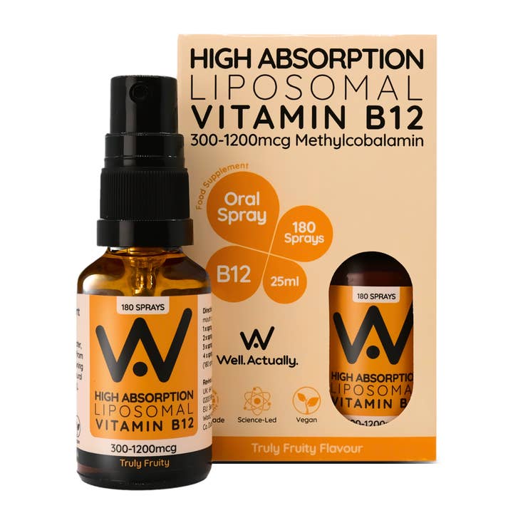 Vitamin B12 (1200mcg) Liposomal Spray Truly Fruity for wholesale by Well.Actually.