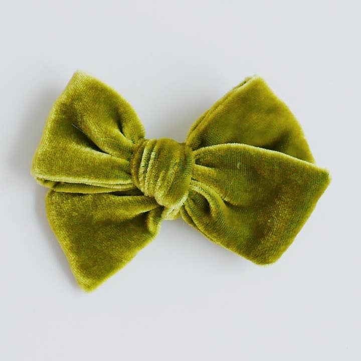 Wasabi Velvet - Lazo Little Mess para venta al por mayor de Hadley Girl