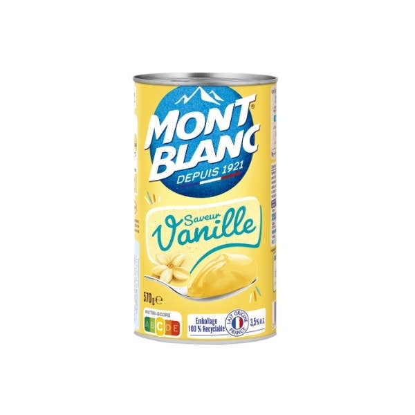 Mont Blanc Vanilla Cream Dessert 570g for wholesale by France At Home