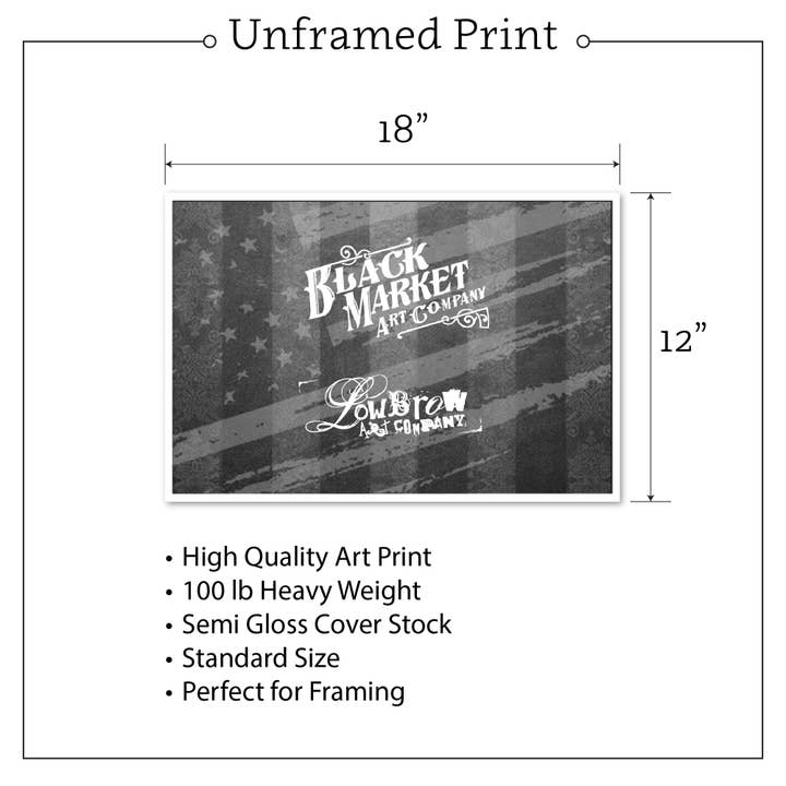 Black Market Art - Wholesale Art Print - Priscilla - Art Print1