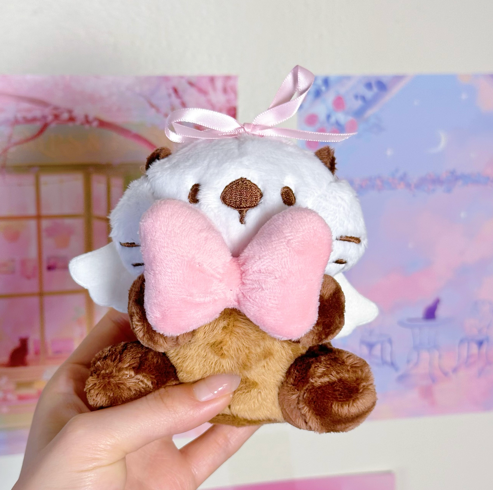 JeanaDraws - Vente Porte-clés – femme - Porte-clés en peluche Lakko Otter0