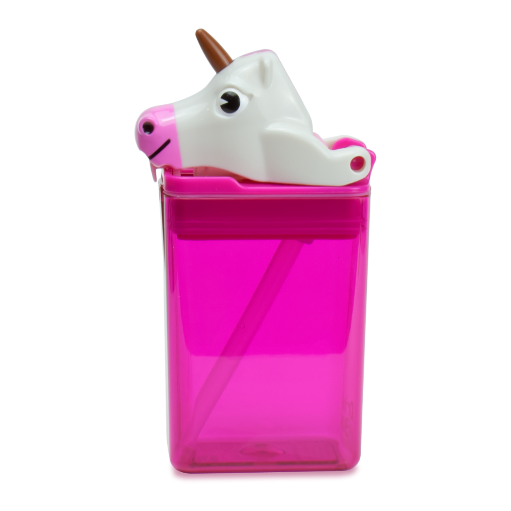 Mini Hippo - Wholesale Water bottle - Precidio Drink in the Box Funtops - 250ml - Unicorn1