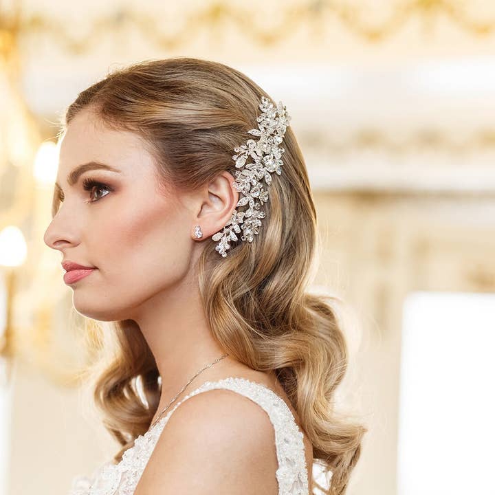 allureweddingjewelry - Wholesale Hair Pin - Halley Crystal Hair Comb3
