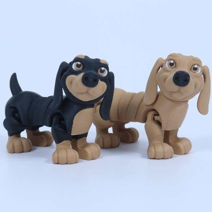 Paw Print Pups - Dachshund (Made in USA, Fidget, Figurine) for wholesale by MrSpinner
