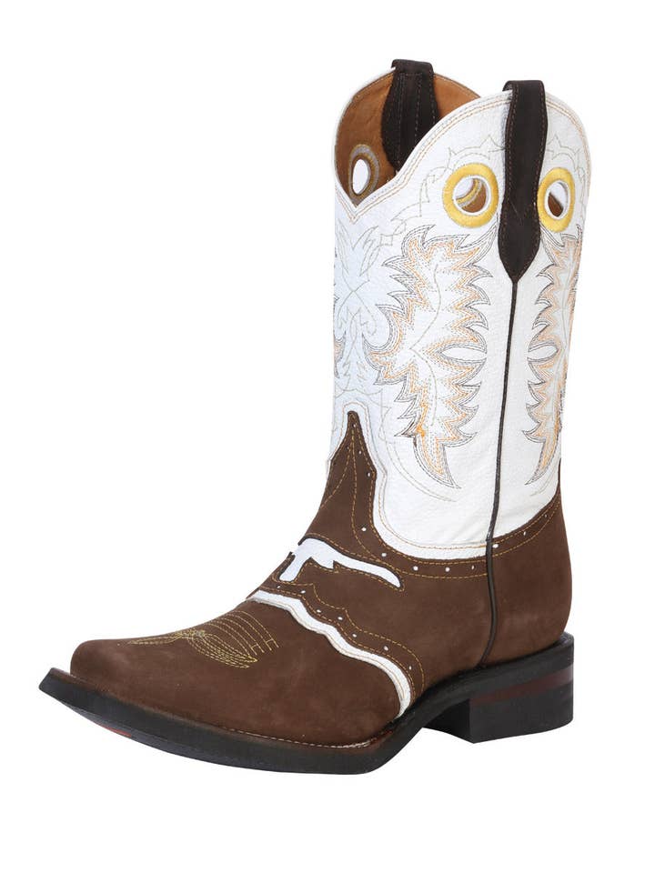 El General Rodeo Boot - Crazy Nobuck Dark Brown 33313 for wholesale by El General Western Wear