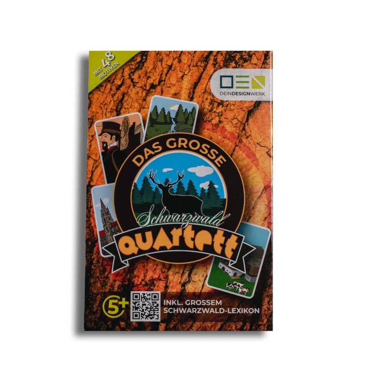 DeinDesignWerk GmbH – Großhandel Kartenspiele – Das große Schwarzwald-Quartett Kartenspiel für Groß + Klein