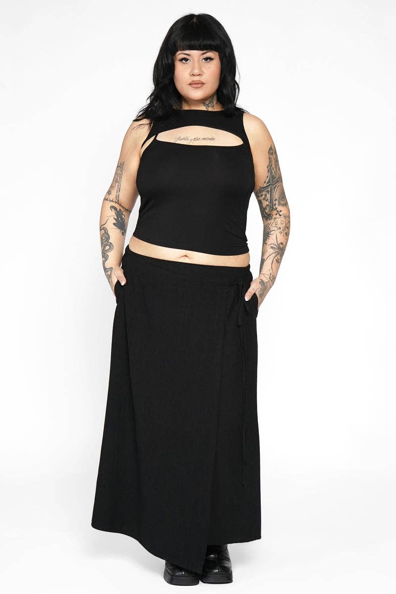 NOCTEX - Wholesale Skirt - Women's - Vortex Wrap Skirt7