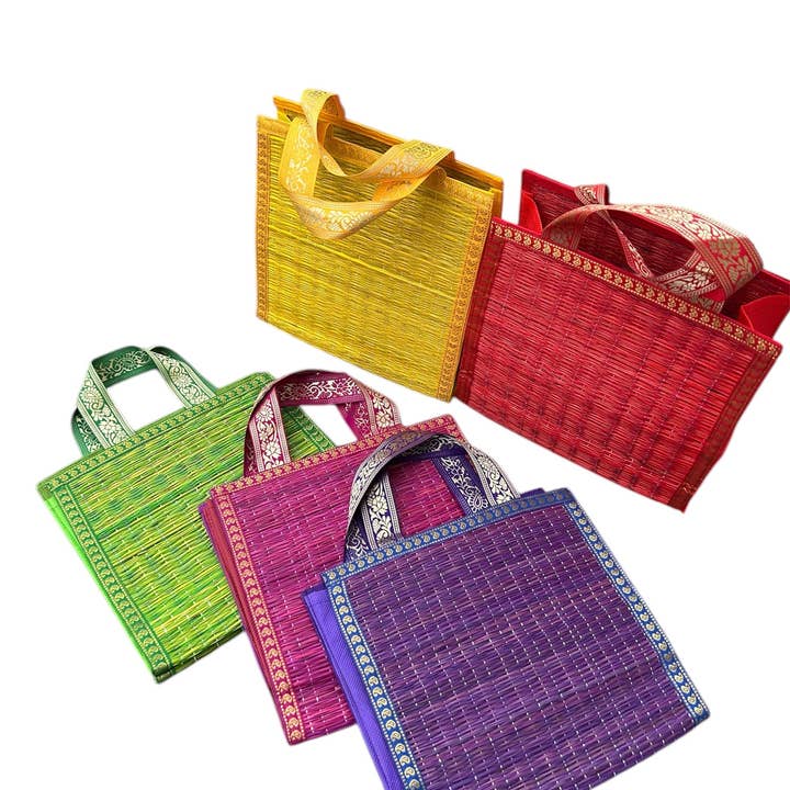 Korai Grass Gift Bag for wholesale by Hopes Unlimited