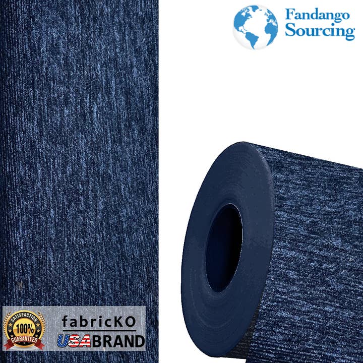 Upholstery Fabric Brushed Velvet in Midnight Blue 56"W for wholesale by WeBaG N WeCoveR