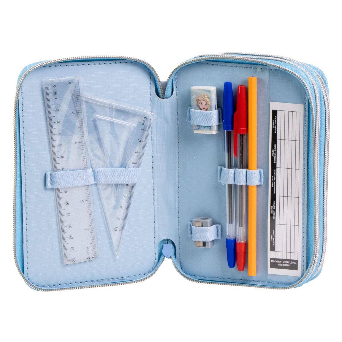 Mastoys, S.L. - Wholesale Pencil Case/Pouch - GIOTTO FROZEN PENCIL CASE WITH ACCESSORIES - 27000016882