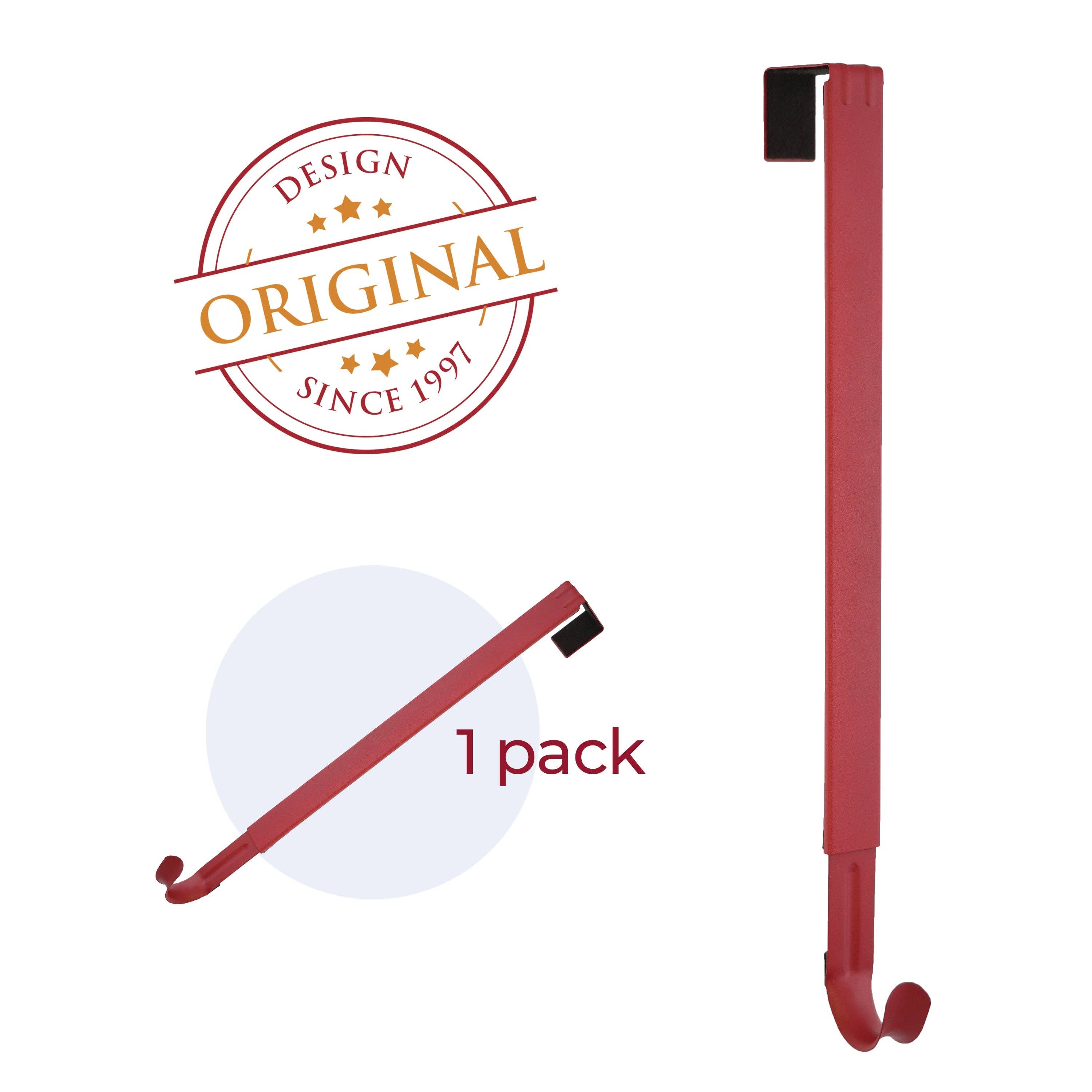Haute Decor - Wholesale Door Hanger - Adapt™ Adjustable Length Wreath Hanger - Red8