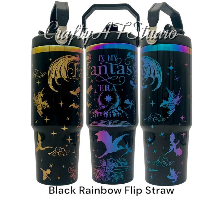 Bicchiere da 30oz In My Fantasy era inciso al laser Draghi romance romantasy Acotar per la vendita all'ingrosso da parte di Crafty AF Studio