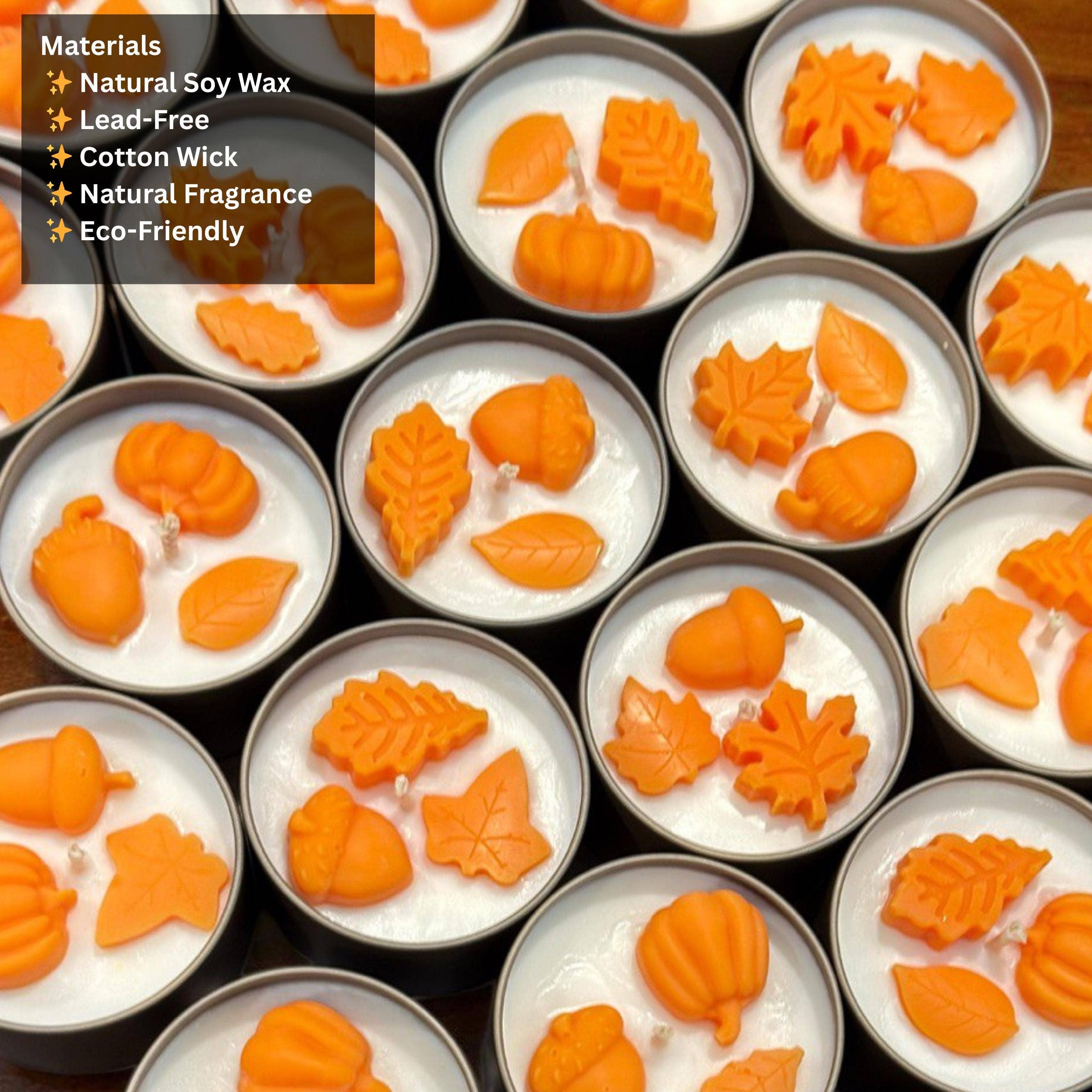 Karly’s Candles – wholesale Travel candles – Fall Candles 4oz - Thanksgiving Gifts & Personalized Favors1