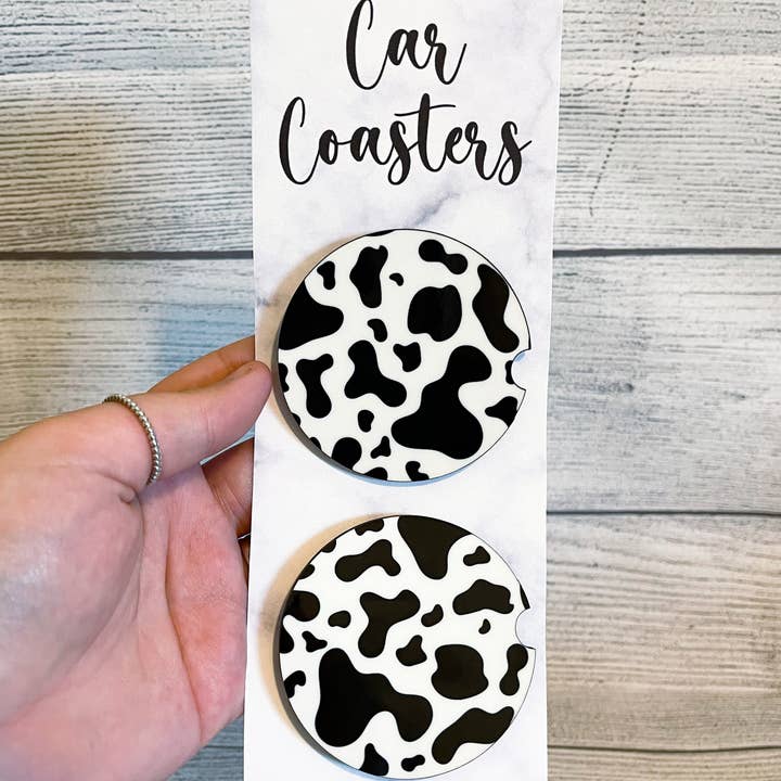 Posavasos con estampado de vaca para venta al por mayor de Desert Moons