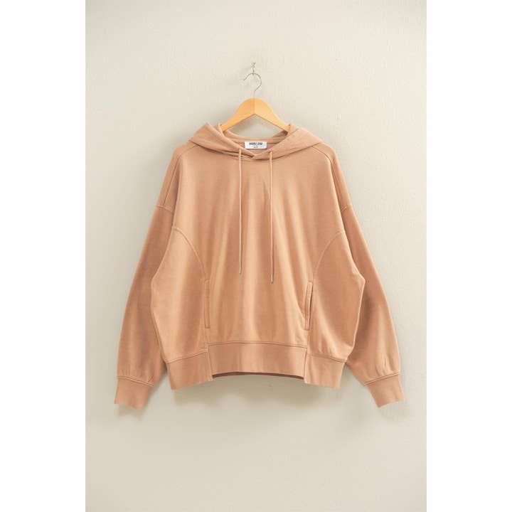 Double Zero - Wholesale Hoodie - Women's - Drop Shoulder Long Sleeve Oversized Hoodie17