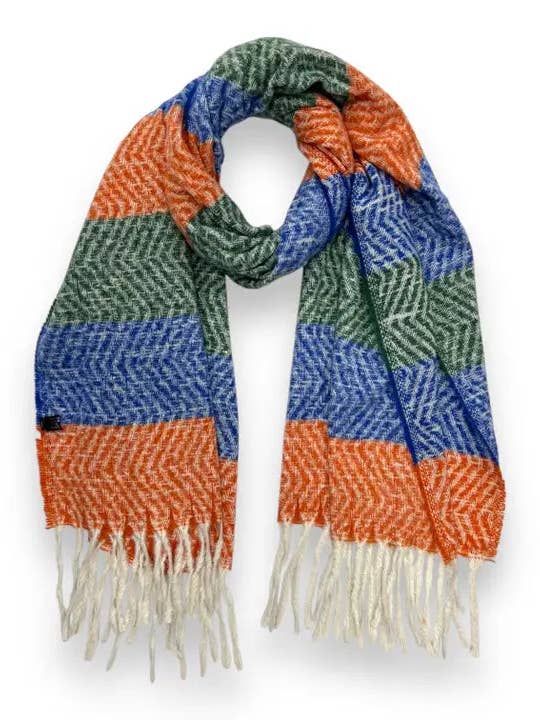 Colourful Zigzag Stripe Winter Scarf and other Purchase Wholesale zigzag. Free Returns & Net 60 Terms on Faire trending on Faire.