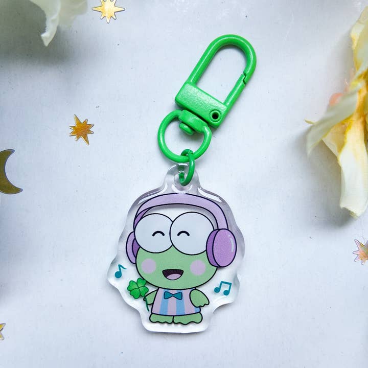 Keroppi Music Key Charm for wholesale by Angel + Hare