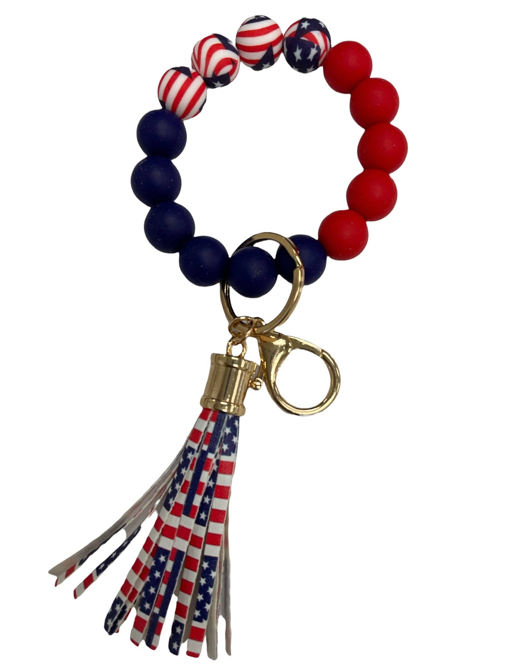 MiMi Wholesale - Wholesale Keychain Bracelet - BB139x169 Theme Silicone Beaded Keyring/Keychain Bracelet0