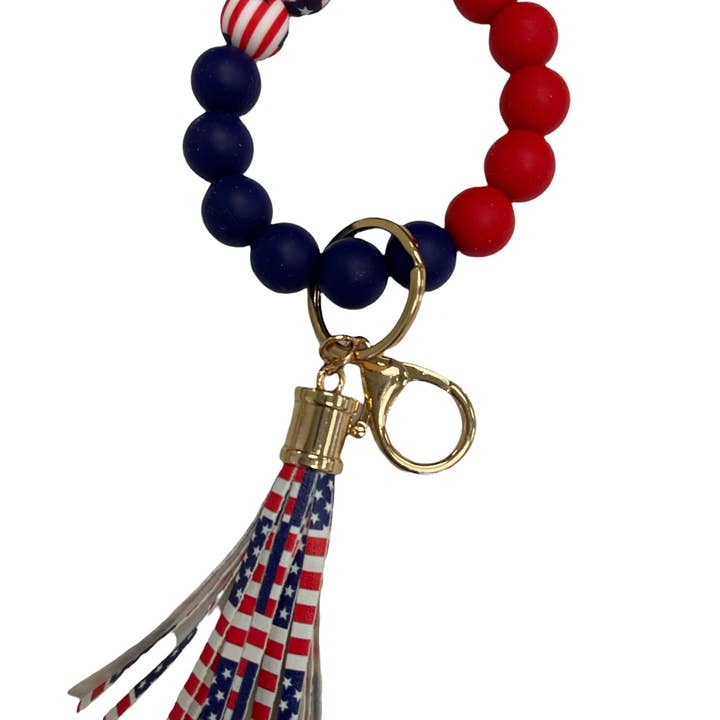 MiMi Wholesale - Wholesale Keychain Bracelet - BB139x169 Theme Silicone Beaded Keyring/Keychain Bracelet