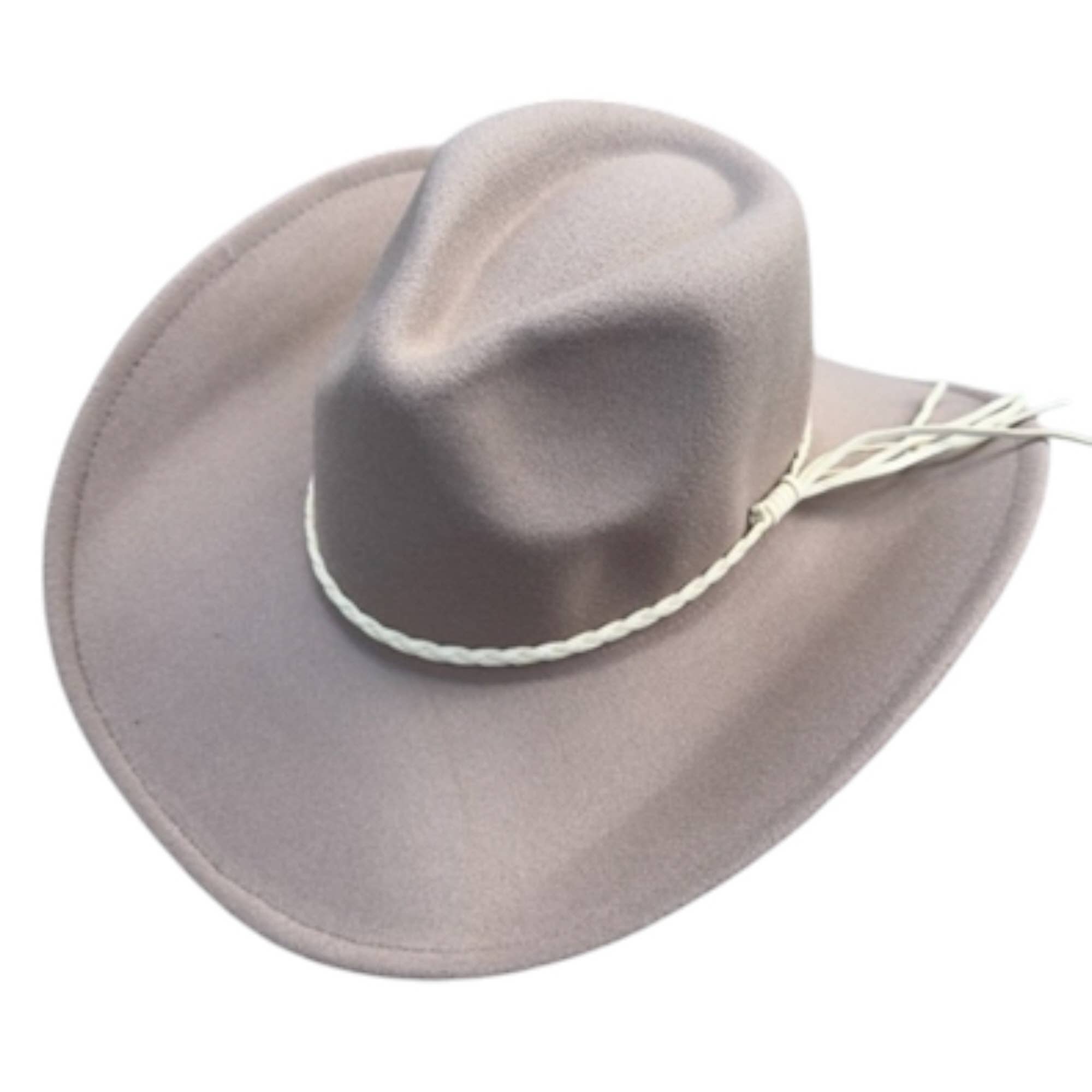 Portia Hat - Wholesale Cowboy Hat - Unisex - Vegan Felt Cowboy Hat – Classic Western Style1
