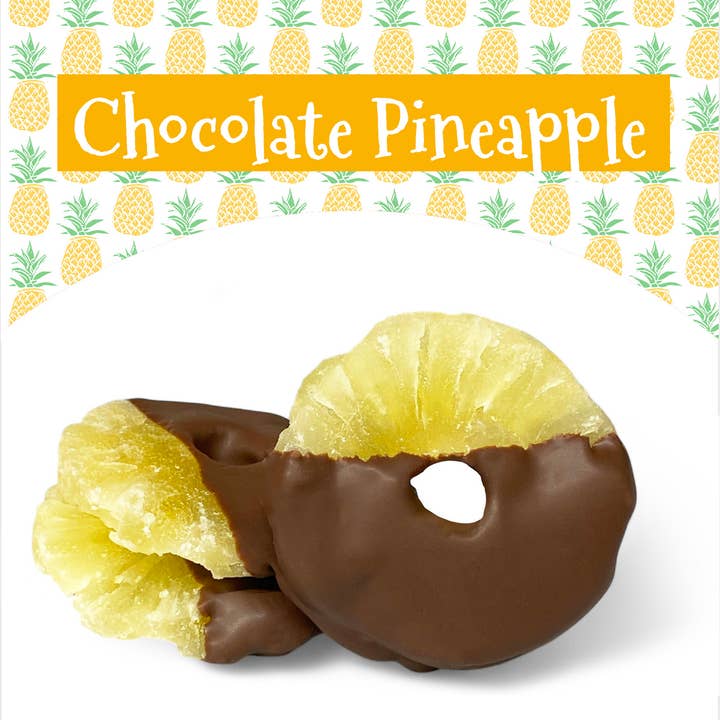 Chocolate Dipped Pineapple (20 Bags) for wholesale by Country Chocolates