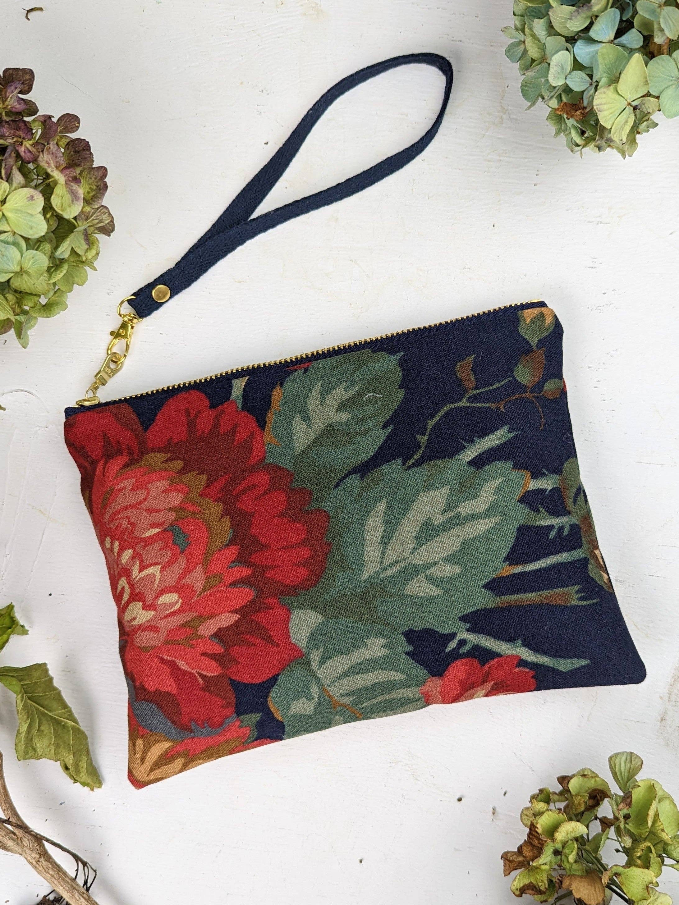 Ash & Rose - Wholesale Clutch Bag - Women's - Classic Navy Rose Purse0