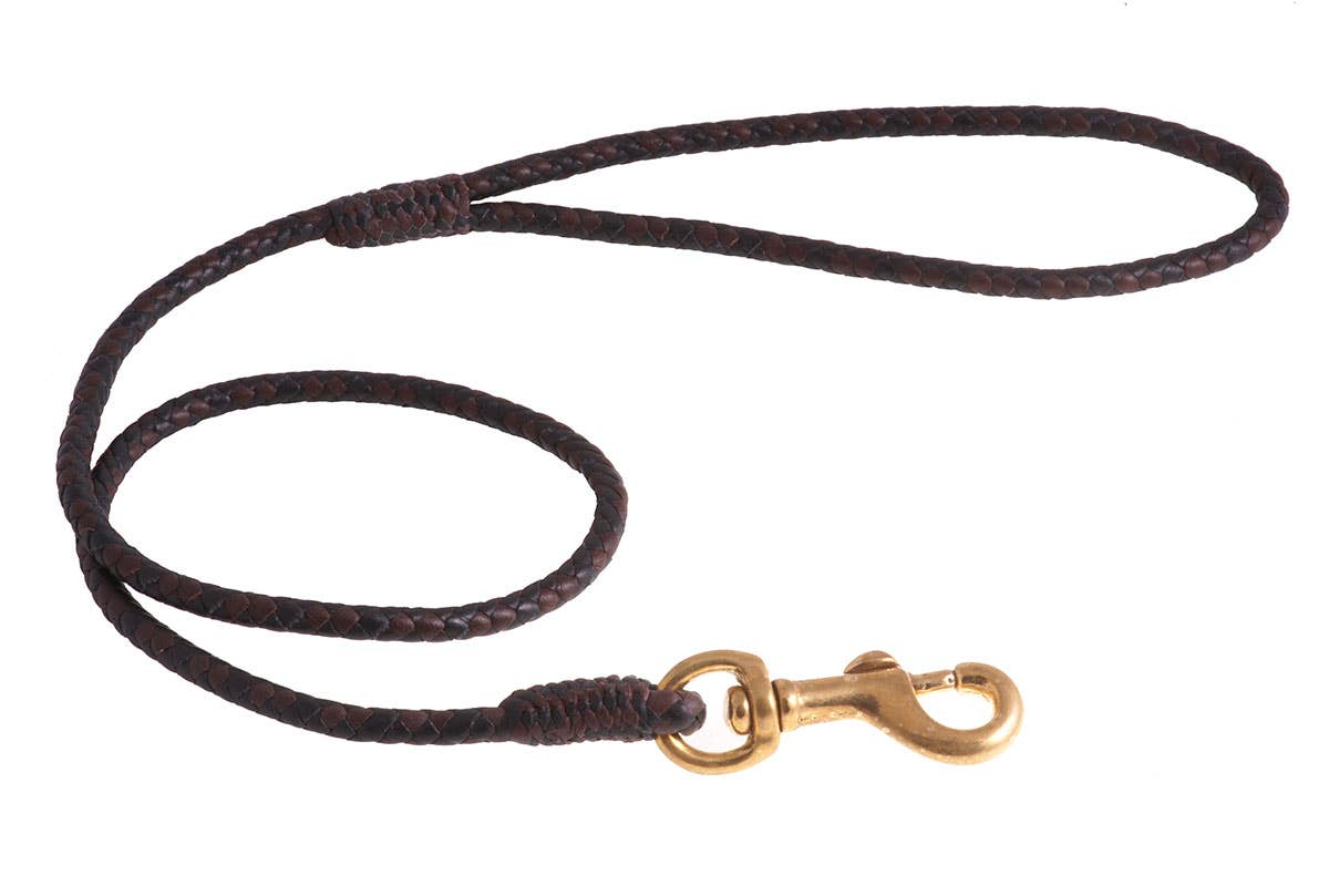 Alvalley - Wholesale Pet Leash - Dog - Braided Leather Snap Leads60